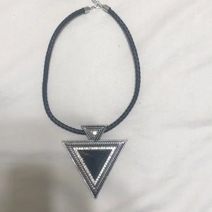 Triangle statement necklace